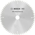 Produktbild: Bosch Professional Kreissägeblatt (für Multi Material, AußenØ: 254mm, Bohrung: 30mm, Zubehör für Kapp-, Tischkreissägen), 2608640449, Farbe, Ø 254 mm