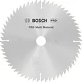 Produktbild: Bosch Kreissägeblatt 2608640449 | Multi Material | 254 mm x 30 mm | 60 Zähne | für Holz, Metall, Kunststoff
