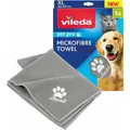 Produktbild: Vileda Pet Pro Microfaser-Handtuch XL (grau, Gr??e XL, 65 x 100cm) (1 Stk.) (172670)