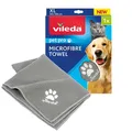 Produktbild: Vileda Pet Pro Mikrofaser-Haustierhandtuch Universal Tierhandtuch Größe XL