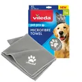 Produktbild: Vileda Pet Pro Mikrofaser-Haustierhandtuch Universal Tierhandtuch Größe XL