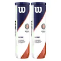 Produktbild: Wilson Roland Garros Official Bi Pack Tennisbälle 2x 4er Dose gelb