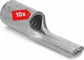 Produktbild: 10 Stück Kalitec Stiftkabelschuh 35mm² unisoliert aus Kupfer gewalzt, verlötet und verzinnt I Kabelschuhe in Stiftform für Batteriekabel I Dorntyp Flach Innendurchmesser 8,9mm I Länge 39mm