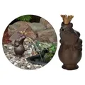 Produktbild: Haushalt International Wasserspeier Wasserspeier Springbrunnen Froschkönig Gartenfigur