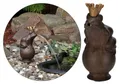 Produktbild: Haushalt International Wasserspeier Wasserspeier Springbrunnen Froschkönig Gartenfigur