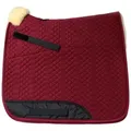 Produktbild: Engel Reitsport Schabracke Lammfell Schabracke SCHABRA1 Fellrand vorne Fell in Sattellage, (1-St) rot D (Dressur)
