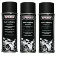 Produktbild: schwarz matt Lackspray 3 x 400ml Sprühlack Spraydose Autolack Spraila  300021