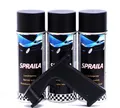 Produktbild: schwarz matt Lackspray Sprühlack 3 x 400ml Spraila Sprühlack mit Handgriff E0134