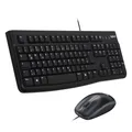 Produktbild: Logitech MK120 Desktopset, kabelgebunden, Tastatur und Maus 920-002540