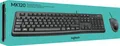 Produktbild: Logitech Tastatur/Maus Set MK120, USB, schwarz DE, Optisch, 1000 dpi, Retail 920-002540