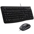 Produktbild: Logitech MK120 Desktop USB Tastatur, Maus-Set Spritzwassergeschützt Deutsch,