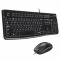 Produktbild: Logitech MK120 920-002540 Tastatur und optische Maus Kabel Set