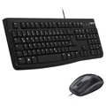 Produktbild: Logitech MK120 - Tastatur und Maus Set | Schwarz Neu