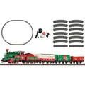 Produktbild: Piko 57081 Start-Set mit Bettung Weihnachtszug Dampflok mit Tender H0 + Neu