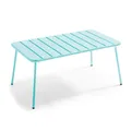 Produktbild: Gartencouchtisch aus Stahl Türkis - Oviala Palavas