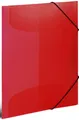 Produktbild: Herma 19516 19516 Gummizugmappe - A3, PP transluzent, rot