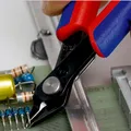 Produktbild: KNIPEX Electroniczange Super-Knips 125 mm, br�niert, MK Griff 78 61 125