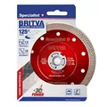 Produktbild: Specialist+ Diamond Disc 125mm Extra Dünn (1,2 mm) Bohrung 22,2 für Winkelschleifer I Fliesen Trennscheibe mit Turbo Mesh Ornament für Feinsteinzeug, Porzellan, Verbundstein, Granit, Keramik
