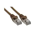 Produktbild: InLine Patchkabel, S-FTP, Cat.5e, braun, 5m # 72505K