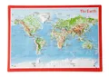 Produktbild: Reliefpostkarte Welt: Tiefgezogene Reliefpostkarte