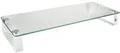 Produktbild: LogiLink Monitorständer Stahl/Glas weißes Gestell