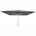 Produktbild: Mendler Gastronomie-Luxus-Sonnenschirm HWC-D20b, XXL-Schirm Marktschirm, 5x5m (Ø7,2m) Polyester/Alu 87kg - anthrazit