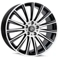 Produktbild: Keskin Wheels Kt18 Black Front Polish 8.5x19 ET 45 5/112 Alufelge Schwarz