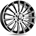 Produktbild: 4x Alufelgen Keskin KT18 Schwarz Front Poliert 8,5x19 ET45 LK5 112 19 Zoll Felge