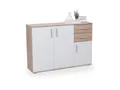 Produktbild: Kommode BOB BHT 120x82x35 cm weiß Sideboard Bürokommode Anrichte