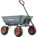 Produktbild: VEVOR Transportwagen, Gartenkarre mit leicht zu montierendem Stahlrahmen, Gartenwagen mit umwandelbarem 2-in-1-Griff, Mehrzweck-Schubkarre mit 270 ...