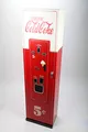 Produktbild: point home Design-Schrank Getränke-Automat, Regal aus Holz, Lifestyle-Möbel im Retrolook, rot/weiß, 150cm