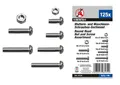 Produktbild: BGS DIY Muttern- und Schrauben-Sortiment | metrisch | M4 / M5 | 125-tlg. – 8134