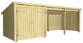 Produktbild: PLUS Gartenhaus Plus Gartenhaus Nordic Multi 619 x 208 cm natur