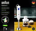 Produktbild: Braun MQ10.202MWH MultiQuick1 Stabmixer-Set weiß 450 Watt