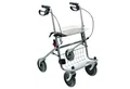 Produktbild: Drive Medical Rollator Drive Medical Cristallo Standard-Rollator faltbar silber, Pannensichere PU-Bereifung