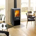 Produktbild: Varde Ovne Kaminofen Samsö Schwarz Speckstein Werkstattofen 5 kW Kamin Ofen