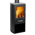 Produktbild: Varde Kaminofen Samsø Stahl schwarz mit Speckstein-Topplatte 5 kW