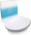 Produktbild: Toilettendeckel oval weiß - Quick-Release, Softclose - WC Sitz 40,4 cm - 46,2 cm