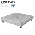 Produktbild: Doppler Granitplatte rollbar 140 kg Sockel Schirmsockel 80 x 80 x 14 cm 85897GPZ
