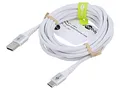 Produktbild: 74532 Kabel USB 2.0 USB A-Stecker,USB C-Stecker 3 meter weiß 0,48Gbps Goobay