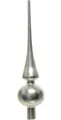 Produktbild: Kaemingk Christbaumspitze Christbaumschmuck Christbaumspitze Glas Ø 6 x 26 cm silber matt