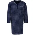 Produktbild: Henry Terre Nachthemd Nachthemd Langarm - Raute blau L