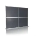 Produktbild: Akustik Trennwand Sichtschutz Raumteiler Stellwand Büro Wand 167x192 FLEXMIUT
