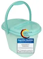 Produktbild: Premium Windeleimer aquamarin mit Deckel und Tragegriff