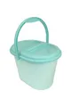 Produktbild: KiNDERWELT Windeleimer Premium Baby Windeleimer aquamarin, kompakte Größe mit ausreichend Volumen mit Deckel und Tragegriff