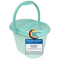 Produktbild: Premium Windeleimer aquamarin mit Deckel und Tragegriff