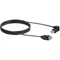 Produktbild: Schwaiger Netzwerkkabel F/UTP 360° RJ45 CAT 6 Schwarz 5 m