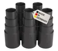 Produktbild: BAUHELD Staubsaugerrohr-Adapter Schwarz PVC-Gummi, Zubehör für Kärcher, Bosch, Miele, AEG, Siemens, Makita, Dyson, Festool, Vorwerk, Einhell, Mehrstufensystem, flexibel zuschneidbar