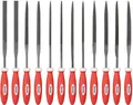 Produktbild: 12-tlg. Nadelfeilen Set, 150mm, flach, rund, halbrund, dreikant, vierkant