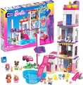 Produktbild: Mega HHM01 - Barbie Color Reveal Traumvilla Spielset, Baukasten mit über 25 Überraschungen, 5 Mikro-Puppen, 6 Tieren und Farbwechsel-Effekt, Spielzeug für Kinder ab 5 Jahren